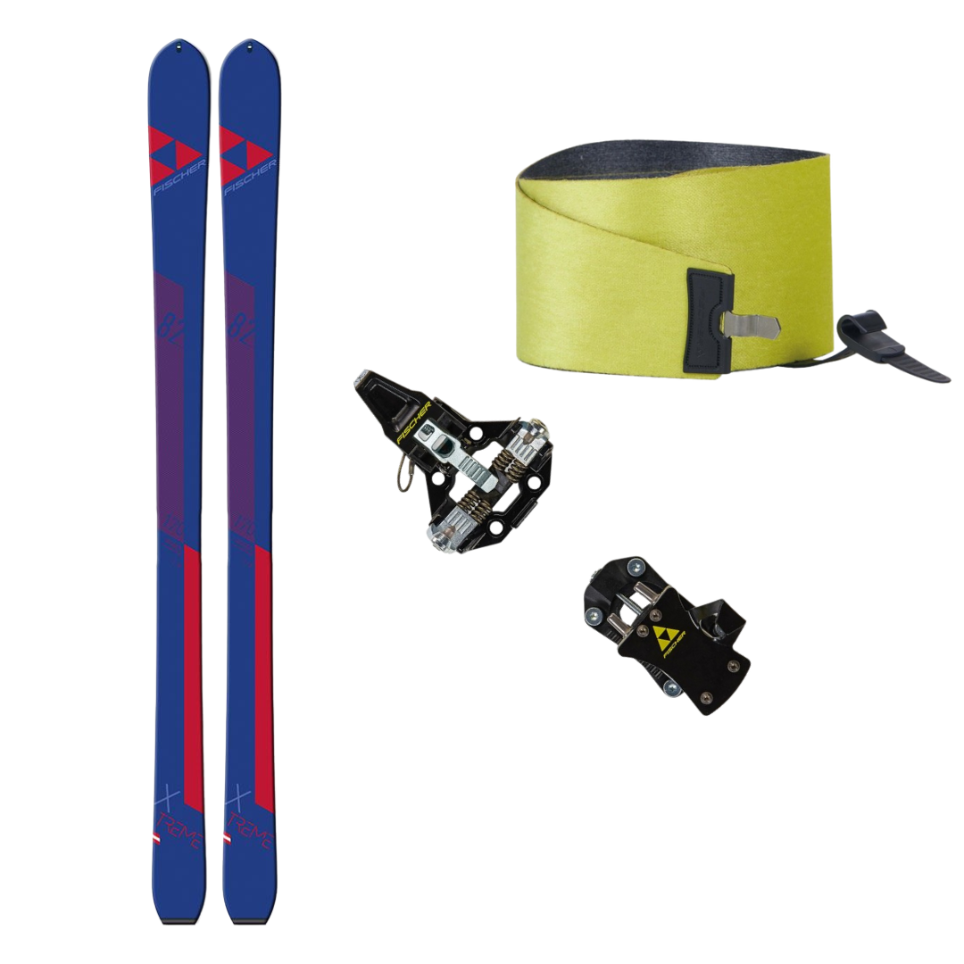 SKIALP SET - Skis Fischer X-TREME 82 + harnais d'escalade Fischer Transalp 82 + fixations de ski Fischer Tour Speed Turn W/O brake